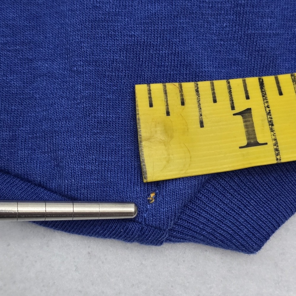NHL St. Louis Blues Mens Blue Yellow Colorblock Long Sleeve Shirt Medium - Picture 6 of 16
